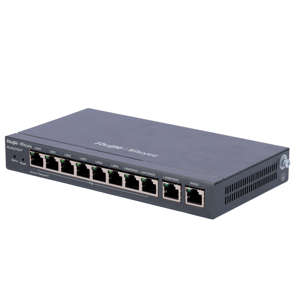 ROUTER REYEE 8 PUERTOS POE