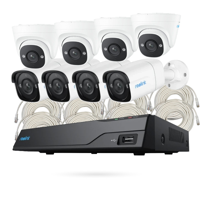 REOLINK KIT IP POE 8 CAMARAS
