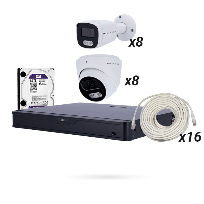KIT ULTRA 16 CAMARAS IBINTEL