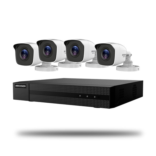 [CTKTHK000002] KIT HIKVISION 4 CAMARAS BULLET FULL HD COAXIAL