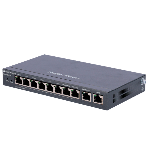 [ACRORY000007] ROUTER REYEE 8 PUERTOS POE