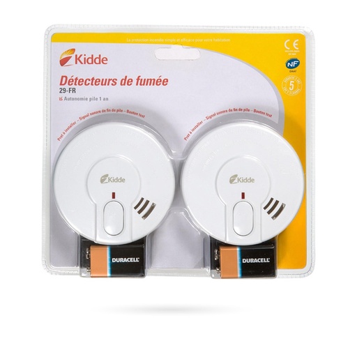 [ICDTKD000002] PACK X 2 KIDDE DETECTOR DE HUMO