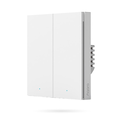 [SHMDAQ000008] AQARA INTERRUPTOR DOBLE SIN NEUTRO H1