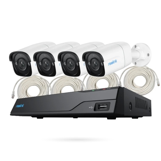 [CTKTRK000002] REOLINK KIT IP POE 4 CAMARAS BULLET